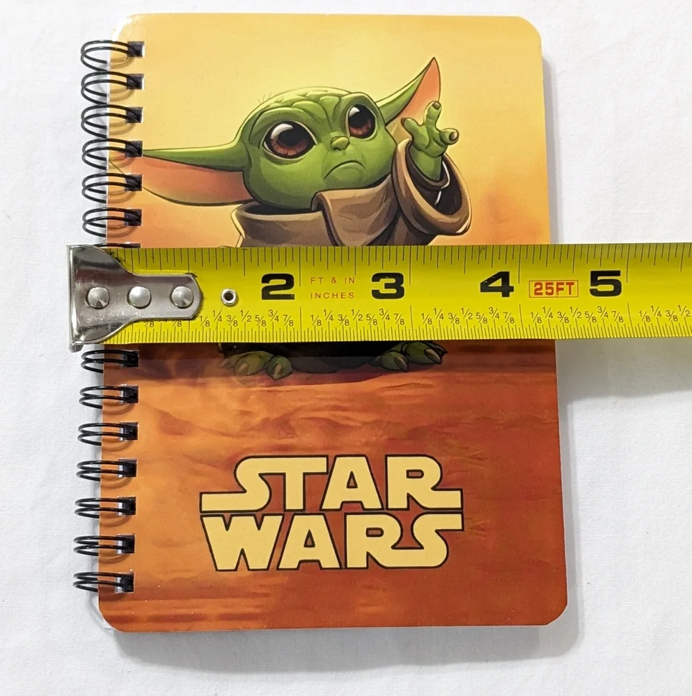 Star Wars Baby Yoda Small Spiral Notebook, NEW